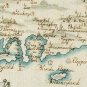 St Thomas Danish Virgin Islands 1767 plantation color map Paul Kussner