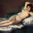 La Maja II woman canvas art print by Francisco de Goya
