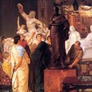 A Sculpture Gallery 1867 people Victorian canvas art print by Lawrence Alma Tadema