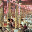 Caracalla and Geta 1909 Victorian canvas art print by Lawrence Alma Tadema