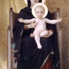 Madone Assise 1888 The Seated Madonna canvas art print by Bouguereau