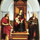 Ansidei Madonna Christian Jesus bible canvas art print by Raphael