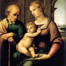Holy Family Beardless St Joseph Christian canvas art print by Raphael