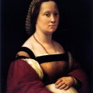 La Gravida 1506 woman portrait canvas art print by Raphael