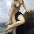 Après le Bain 1875 After the Bath woman canvas art print by William Adolphe Bouguereau