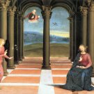 Annunciation religious Christian Jesus canvas art print by Raphael