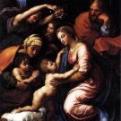 Holy Family of Francis I religious Christian canvas art print Raphael