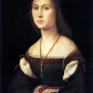La Muta 1507 portrait woman canvas art print by Raphael