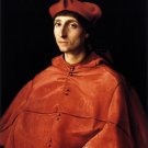 Portrait of a Cardinal religious Christian canvas art print by Raphael
