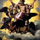 Vision of Ezekiel religious Christian bible canvas art print Raphael