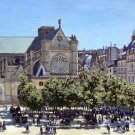 Saint Germain l'Auxerrois Paris 1867 cityscape canvas art print by Claude Monet