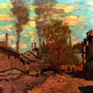 The Brook of Robec creek canvas art print by Claude Monet