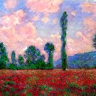 Landscape of Vernon canvas art print by Claude Monet