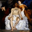 The Dead Christ Angels religious Christian canvas art print by Manet