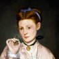 Young Lady 1866 woman portrait canvas art print by Edouard Manet