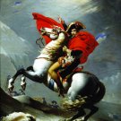 Napoleon Crossing the Alps or At  the Saint-Bernard Pass canvas art print by Jacques-Louis David