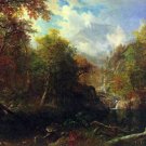 The Emerald Pond landscape canvas art print by Bierstadt