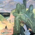 Green Christ religious Jesus Christian canvas art print Paul Gauguin