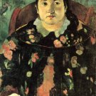 Suzanne Bumbridge woman portrait canvas art print by Paul Gauguin