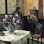Still life Interior Painter Rue Carcel flower canvas art print Gauguin