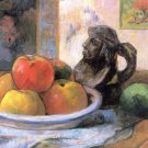 Still Life with Apples Pears and Krag canvas art print by Paul Gauguin