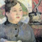 Madame Kohler woman portrait canvas art print by Paul Gauguin
