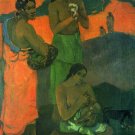 Motherhood baby women canvas art print by Paul Gauguin