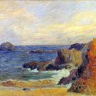 Rocky Coast seascape canvas art print by Paul Gauguin