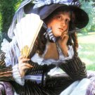 A Young Woman with a Fan canvas art print by Tissot