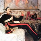 Colonel Frederick Gustavus Burnaby military man canvas art print by Tissot