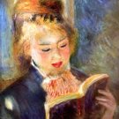 A Reading Woman 1874 A Reading Girl canvas art print by Pierre-Auguste Renoir