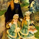 Walk park child canvas art print by Pierre-Auguste Renoir