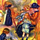 In the Park Jardin du Luxembourg children women landscape canvas art print Pierre-Auguste Renoir