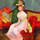 La Coiffure or Hairdressing girl woman hairdresser canvas art print by Pierre-Auguste Renoir