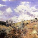 The Blast landscape hill rocks trees forest country canvas art print by Pierre-Auguste Renoir