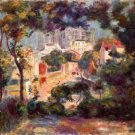 Landscape with a view of the Sacred Heart 1900 Coeur building canvas art print Pierre-Auguste Renoir