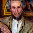 Portrait of Victor Chocquet 1875 man canvas art print by Pierre-Auguste Renoir