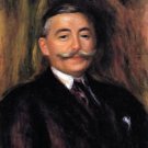Portrait of Maurice Gangnat 1916 artist's brother-in-law man canvas art print Pierre-Auguste Renoir