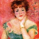 Portrait of the Actress Jeanne Samary 1878 woman canvas art print by Pierre-Auguste Renoir