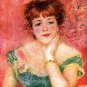 Portrait of the Actress Jeanne Samary 1878 woman canvas art print by Pierre-Auguste Renoir