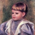 Philippe Gangnat 1906 Portrait of a Child boy canvas art print by Pierre-Auguste Renoir