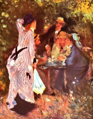 Moulin de la Galette mill de la Galette genre canvas art print by Pierre-Auguste Renoir