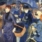 Les Parapluies Umbrellas canvas art print by Pierre-Auguste Renoir