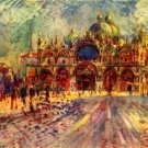 Marcus place in Venice cityscape palace canvas art print by Pierre-Auguste Renoir
