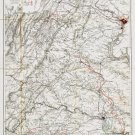 Central Virginia 1864,1865 shows Grant's campaign and marches Civil War Map by Bowen
