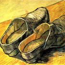 A Pair of Leather Clogs shoes canvas art print by Vincent van Gogh