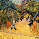 Entrance to the Public Park in Arles landscape canvas art print by Vincent van Gogh