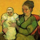 Mother Roulin with Her Baby woman canvas art print by Vincent van Gogh