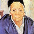 Old Woman of Arles woman portrait canvas art print by Vincent van Gogh