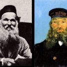 Portrait of the Postman Joseph Roulin VIII man canvas art print by Vincent van Gogh
